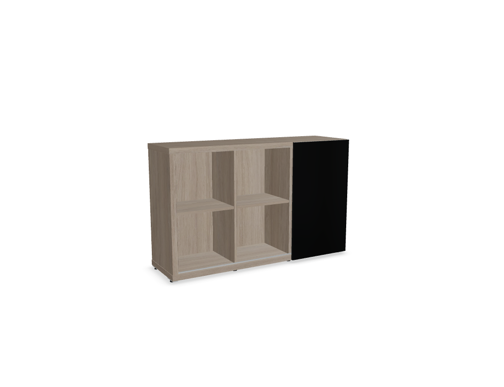 managerial cabinet -  MITO - storage cabinet with a sliding door, front HPL