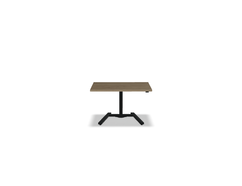 biurko regulowane elektrycznie -  OGI DRIVE - biurko na pojedynczej nodze, z elektryczną regulacją wysokości w zakresie 650-1300 mm; sit-stand