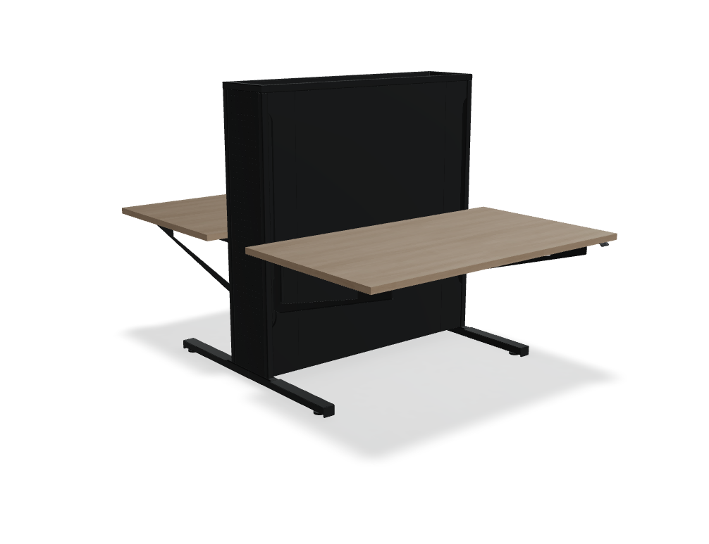 Schreibtisch mit Höhenverstellung -  FLOW - bench-schreibtische mit elektrischer höhenregelung