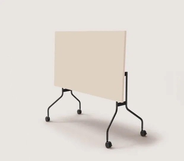 Easy folding conference table