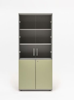 Glass-door cabinets