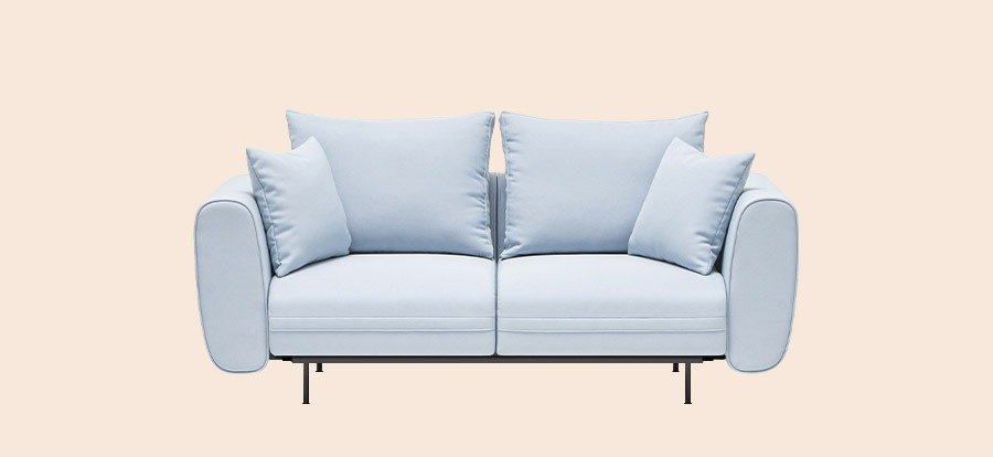 Two-seater Lotus sofa
