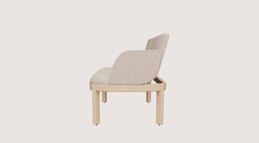 Ramp sofa
