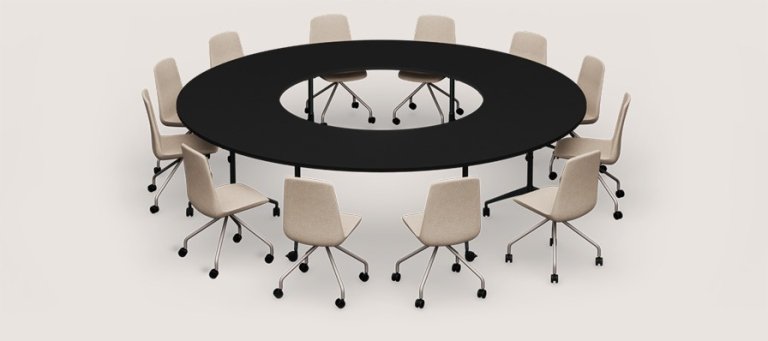 Revi round conference table