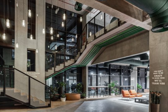 Estilo industrial – interior, mobiliario, arquitectura.