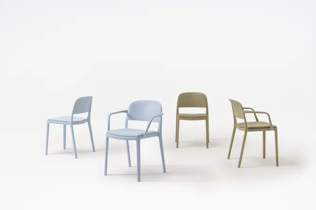 Chaises Blendy avec coussins