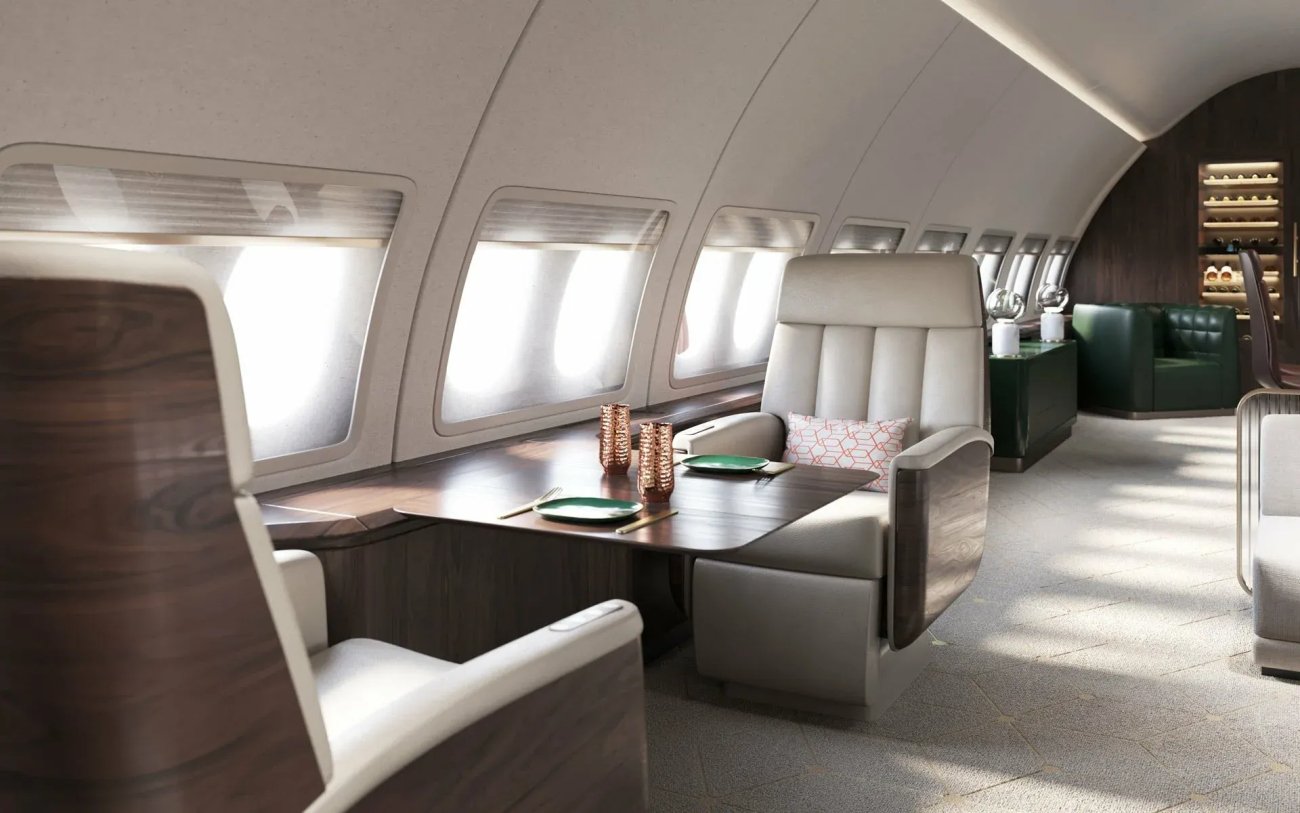 Interno del Boeing 787