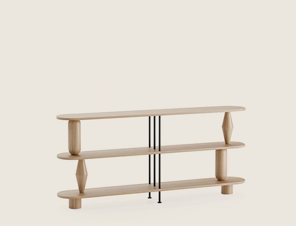 Vazoo wooden bookcase