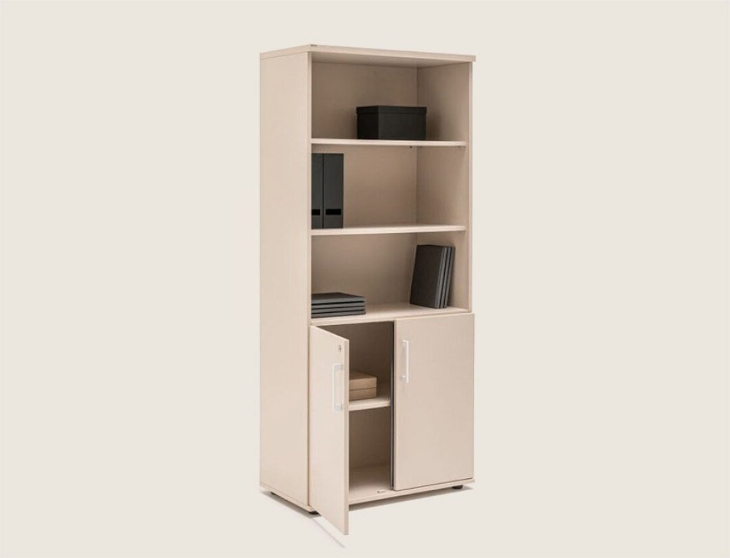 Standard bookcase with cabinet