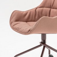 krzesło konferencyjne Baltic Soft Duo: Go Check G-64183, RAL3007