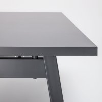 biurko jednostanowiskowe Ogi W: antracyt, RAL7043
