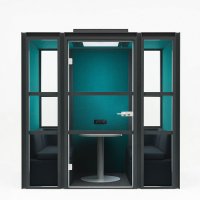 Hako Meeting: Silvertex SX-122-3001, RAL7043; Tack: aluminium satinato, RAL9006; Kaiva: Medley M-60999