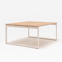biurko bench Ogi Q Bench: dąb naturalny, RAL9010