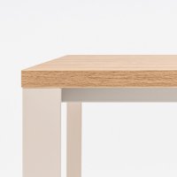 biurko bench Ogi Q Bench: dąb naturalny, RAL9010