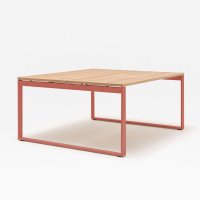 biurko bench Ogi Q Bench: dąb naturalny, RAL0404040