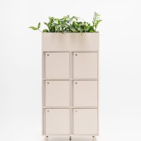 donica Locker Plus: beżowy mat
