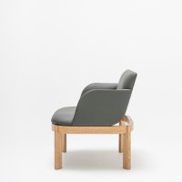 fotel Ramp: Leather L-02, fornir dąb naturalny