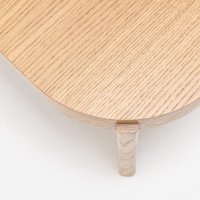 stolik kawowy Ramp: fornir dąb naturalny