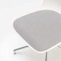 Stoel met gepolijste aluminium onderstel Baltic 2 Remix