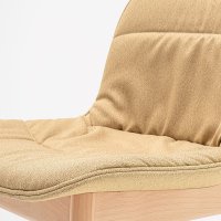 Stoel met houten onderstel Baltic 2 Soft Duo