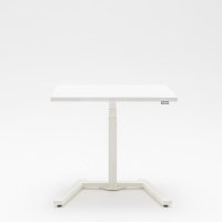 scrivania altezza regolabile Ogi One: bianco pastello, RAL9010