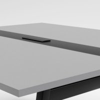 Vergadertafel met houten poten Ogi W