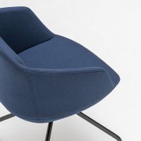 Stoel met 4-sterren voet en wielen Ultra
