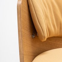 conference chair Collar: natural oak veneer, Atlantic A-61270, RAL1013