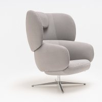 poltrona Grand Grace: Go Check G-60079, alluminio lucidato