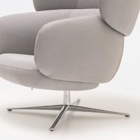 poltrona Grand Grace: Go Check G-60079, alluminio lucidato