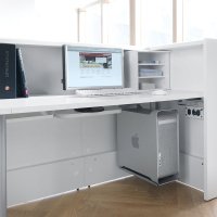 Schrank Linea: Weiß Pastell