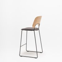 tabouret haut Afi: placage Chene naturel, Go Check G-60084