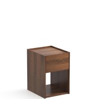 table de chevet Kari: Chêne foncé