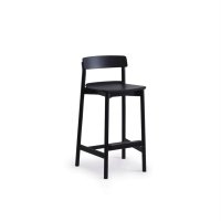 high stool Arche: black oak