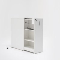 pedestal Standard: white pastel