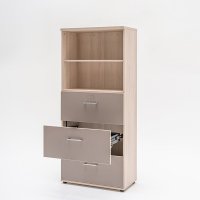 cabinet Standard: truffle matte, natural oak