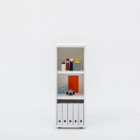 Bookcase: 67-White pastel