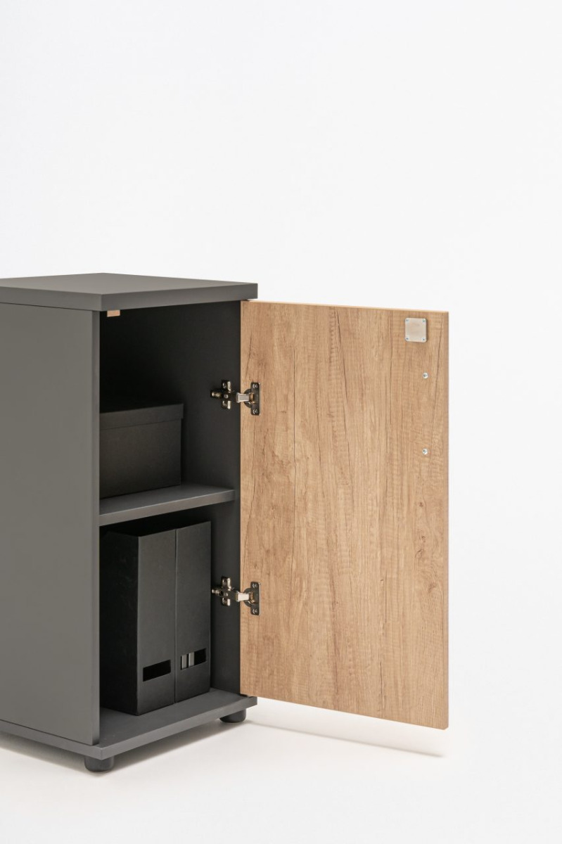 cabinet Basic: natural oak, anthracite