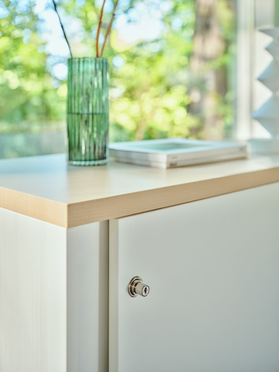 Schrank Standard: Weiß Pastell, Polarbirke
