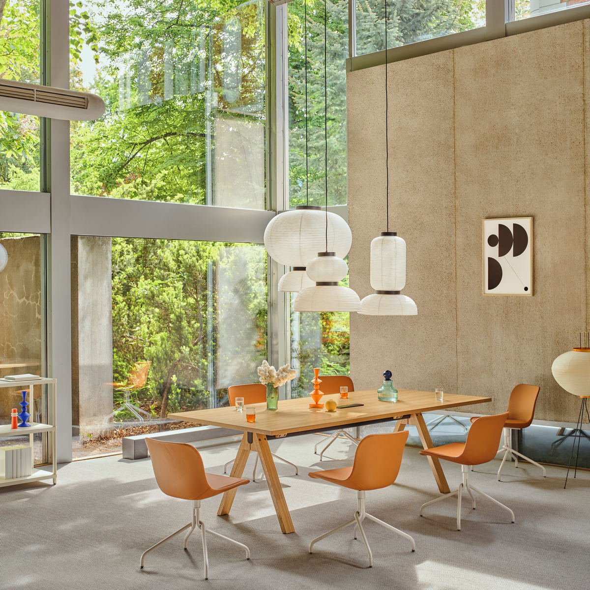 Baltic 2 Classic: Leather L-04, RAL0608005; Viga: natural oak