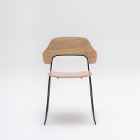 stackable chair Afi: natural oak veneer