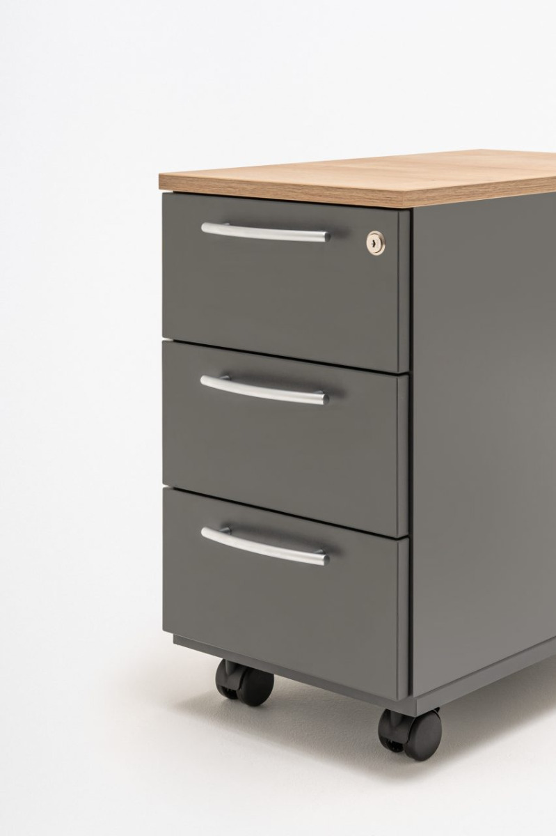pedestal Basic: aluminum satinato