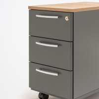 pedestal Basic: aluminum satinato