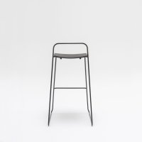 high stool Afi: black oak veneer