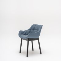 Stoel met houten onderstel Baltic Soft Duo