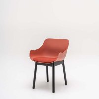 Stoel met houten onderstel Baltic Remix