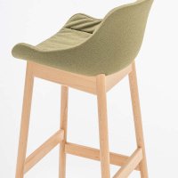 high stool Baltic Soft Duo: Grain GR-68243, natural beech