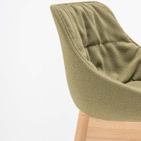 high stool Baltic Soft Duo: Grain GR-68243, natural beech