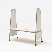 conference table Ampla: beige matt, RAL6013, PET L-IC03-B60