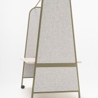 conference table Ampla: beige matt, RAL6013, PET L-IC03-B60